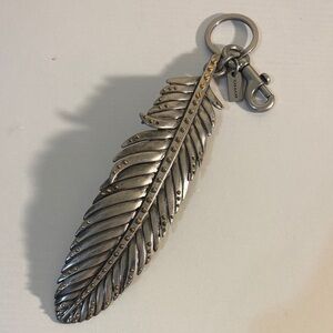Coach Metallic Feather Key Holder/bag accessory